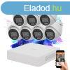 Hikvision TurboHD-TVI 7 kamers dome kamerarendszer 2MP szn