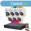 Dahua 7 dome biztonsgi kamers IP kamera rendszer 8MP szne