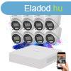 Hikvision TurboHD-TVI 8 kamers dome kamerarendszer 5MP szn