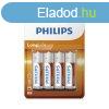 Philips R6L4B/10 elem longlife aa 4-bliszter