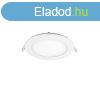 ELMARK sllyesztett kerek LED panel 12W IP40 2700K, 1020lm, 
