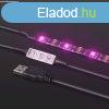 USB csatlakozs sznvlts RGB LED szalag szett vezrlvel, 