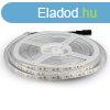 8W/m, 120led/m hideg fehr 6400K fny, kltri LED Szalag 8
