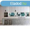 Wallplex PLUS+ falburkol hll konyhapanel Abstract Geomet