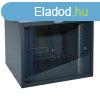 Legrand Linkeo fali rackszekrny 600 x 600 x 18U vegajt 64