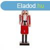 Dekoratv Figura Piros Fekete Ditr 7,5 x 28 x 7,5 cm Man