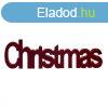 Dekoratv Figura Christmas 11 x 2,5 x 36,5 cm Piros Fa MOST 
