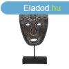 Dekoratv Figura Barna Maszk 24 x 12 x 46 cm MOST 41688 HELY