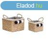 Kosr kszlet DKD Home Decor Termszetes Termszetes rost Po
