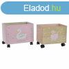 Dekoratv doboz DKD Home Decor Tbbszn Termszetes Vilgos