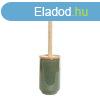 WC-kefe DKD Home Decor Zld Bambusz Kedny (10 x 10 x 42 cm