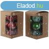 Karcsonyi dszek Home ESPRIT Piros Zld PVC 16 x 16 x 24 cm