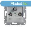 Schneider Asfora TV-R-SAT aljzat, vgzr, 1 dB, keret nlk