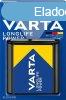 Elem, 3LR12 lapos elem, 4,5 V, 1 db, VARTA "Longlife Po