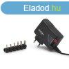 Delight Univerzlis adapter 1,5A Black