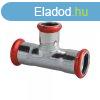 FixTrend Steel Press sznacl szktett T-idom, 88.9 - 54 - 