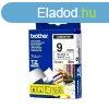 Brother TZE-221 laminlt P-touch szalag (9mm) Black on White