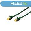 DIGITUS Cat.6A S/FTP LSZH 1m zld patch kbel