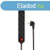 Nedis ESOC615F2BK 6 aljzatos kapcsols (6-os) eloszt, 1,5 m