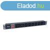 Equip Hlzati Eloszt - 333316 (C20, 6x C13 + 2x C19 , Rack