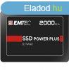 SSD (bels memria), 2TB, SATA 3, 520/520 MB/s, EMTEC "