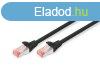 Digitus CAT6 S-FTP Patch Cable 0,25m Black