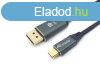 EQuip USB-C to DisplayPort 8K/60Hz cable 3m Black