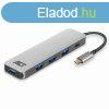 ACT AC7053 USB-C Hub 4 port Grey