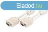 Assmann VGA Monitor connection cable, HD15 10m Beige