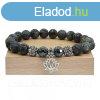 Norvg labradorit, hematit karkt shamballa gynggyel s l