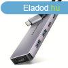 AXAGON HMC-5H60 USB-C 5Gbps 5in1 Hub Silver