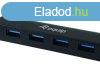 EQuip 4-Port USB 3.2 Gen 1 Hub Black