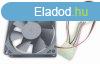 Gembird FANCASE-4 80mm PC case fan sleeve bearing, 4 pin pow