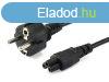EQuip High Quality Power Cord C5 to Schuko 1,8m Black