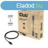 Club3D DisplayPort 1.4 to HDMI 4K60Hz Cable with HDR Black