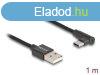 DeLock USB 2.0 Type-A male to USB Type-C cable 1m Black