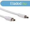 ACT AK3961 Mini DisplayPort cable Male-Male 2m White