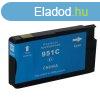 Premium HP 951XL CN046AE Cyan Utngyrtott Tintapatron