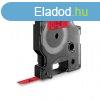 Utngyrtott DYMO D1 40917 9mm x 7m piros-fekete #S0720720 /