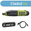 Ryobi 4V USB Lithium famegmunkl gp, tartozkokkal, 1x2,0A