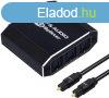 Digitlis SPDIF optikai toslink audio Splitter eloszt 1x3 1