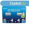eneloop BK-KJMCDE44E 800mAh/AAA s 2000mAh/AA akkumultor 4-