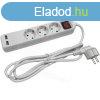 Entac ESE1.5G3-1.5-SW-USB eloszt 3 foglalat kapcsolval 1,5