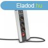Delight Sarokeloszt - kapcsols - 3 x 250V, 16A - 2 x USB, 