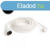 Hlzati leng hosszabbt 3x1.5mm2 - 10m - fehr (20504WH)
