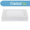 LED PANEL SQUARE SURFACE MOUNT 18W 4000K+EM