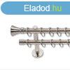 Landhouse 19mm karnis dupla inox Kubo vggel