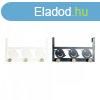 Ajtfogas DKD Home Decor 8424001835553 madarak Fehr Fekete 