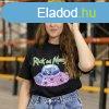 Unisex rvid ujj pl Rick and Morty Fekete MOST 15461 HELY