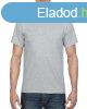Rvid ujj kereknyak unisex pl, Gildan GI8000, Sport Grey